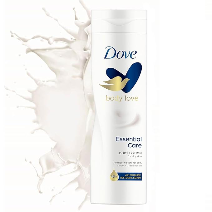 Dove Essential Nourishment Body Lotion - Dry Skin (250ml) - Pack of 2 by Dove