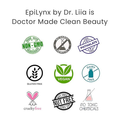 Vegan Glitter & Matte Liquid Lip Gloss - Moisturizing Formula for Hydration and Long Lasting Wear - Cruelty Free, Paraben Free, Gluten Free - Gloss, Skinny Dip by Dr. Liia