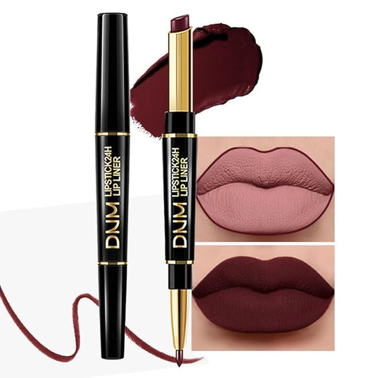 evpct 1Pcs Dark Deep Red Lip Liner and Lip