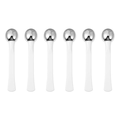 EXCEART 6pcs Eye Cream Applicators Face Eye Roller Massage Eye Care Applicator Wand Stick Metal Eye Cream Roller Wand