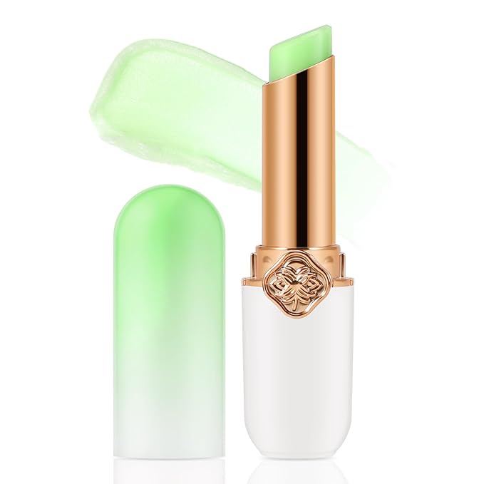 Hydrating Lipstick Color Changing，Moisturizing Lip Balm,Lip Care Products Dry Lips Long-Lasting Fruit Flavoured Lipstick