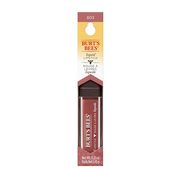Burt's Bees 100% Natural Glossy Liquid Lipstick, Tidal Glossy