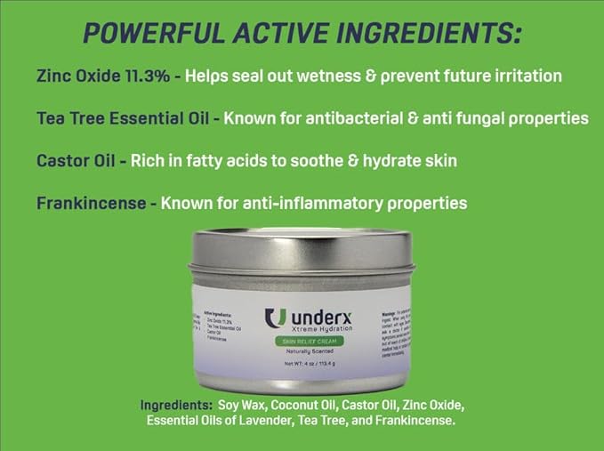 Underx Skin Relief Cream - Care