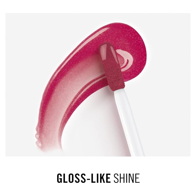 Rimmel Stay Plumped Lip Gloss, 501 Raspberry Sundae, Pack of 1