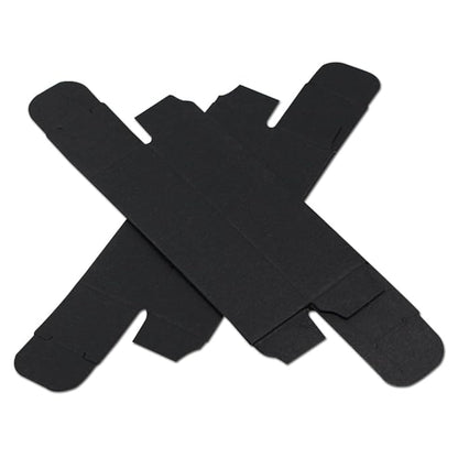 50 Pack Mini 0.78x0.78x3.34 inch Rectangle Black Boxes Rectangle