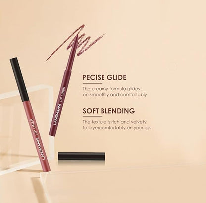LANGMANNI 6 Matte Lipstick with ipliners Durable Makeup Lipstick 6 L