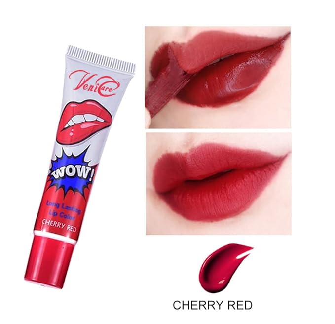 6 Colors Tattoo Magic Color Peel Off Mask Tint Long Lasting Waterproof Lip Gloss