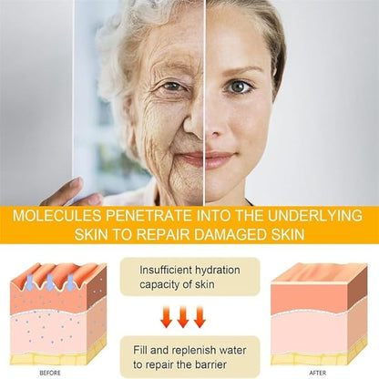 Hyaluronic Acid Serum Powder | Pure HA Powder Dissolves in Water, 100g/Box, Instant Hydration & Radiance Boost Vegan, Water Soluble