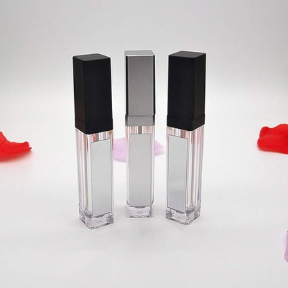 10 Pcs 7.5ml Square Clear Plastic Lip Gloss 7.5ml