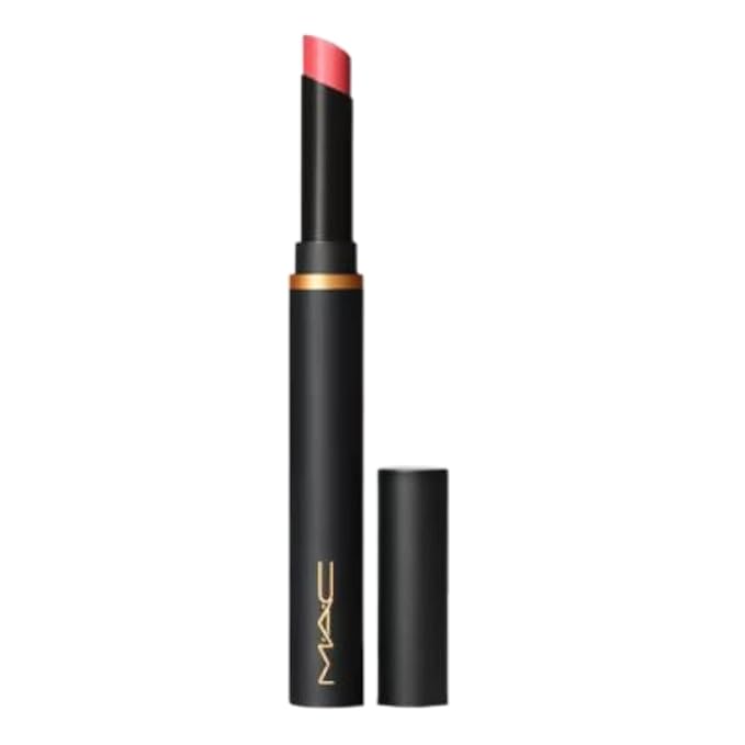 MAC Powder Kiss Velvet Blur Slim Stick Lipstick Outrage