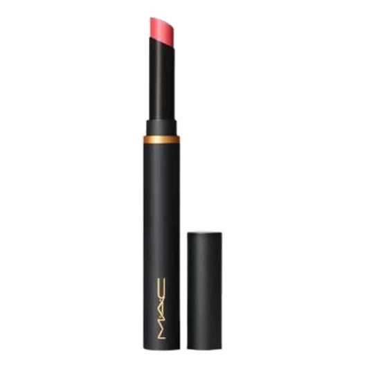 MAC Powder Kiss Velvet Blur Slim Stick Lipstick Outrage