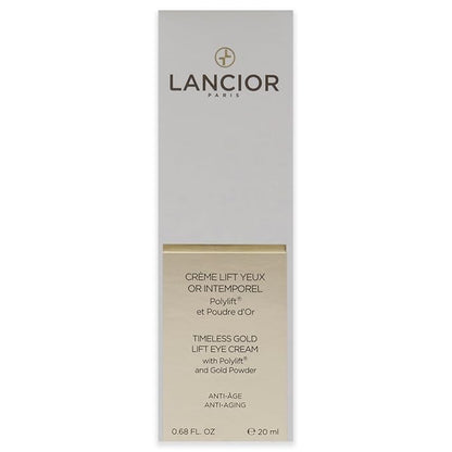 Timeless Gold Lift Eye Cream - Fights Against The Signs Of Aging Around The Eyes - Helps Skin Regain Suppleness - Brightens And Opens Up Eye Area - Highly Effective Ingredients - 0.7 Oz