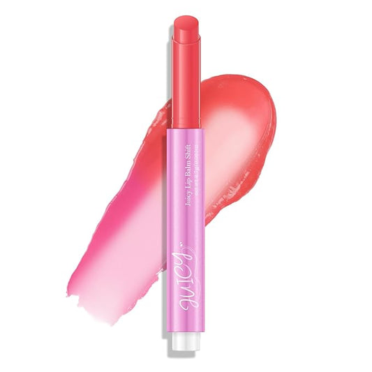 KYDA Juice Jelly Tinted Lip Balm, Glossy Color Changing Lipstick, Dewy Glow Lip Color, Click Packaging Moisturizing Lip Balm with Vitamin E, #Berry