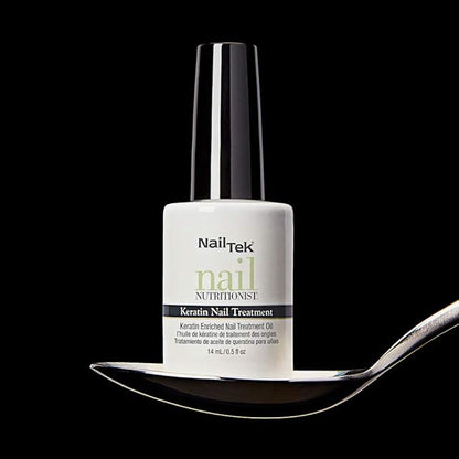 Nail Tek Nail Nutritionist, Keratin Enriched Nail Treatment Oil for Weak and Damaged Nails, 0.5 oz, 1-Pack
