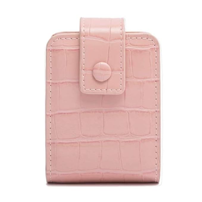 Makeup Lipstick Case with Mirror for Outside Mini Bag