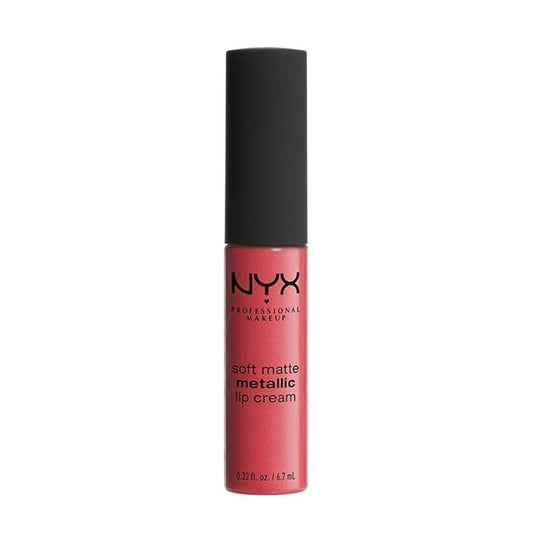 NYX PROFESSIONAL MAKEUP Soft Matte Metallic Lip Cream,