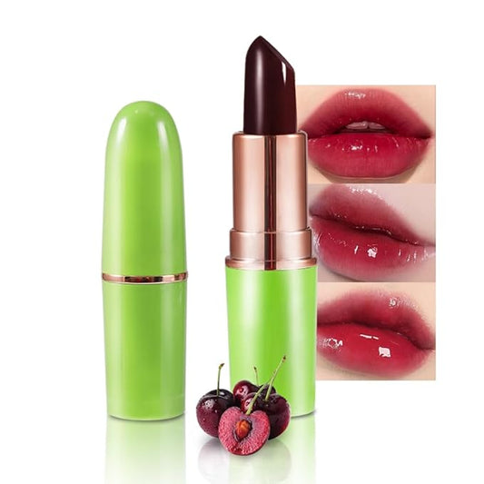 BINGBRUSH Cherry Color Changing Lipstick Queen,Moisturizer Long Lasting Lipstick