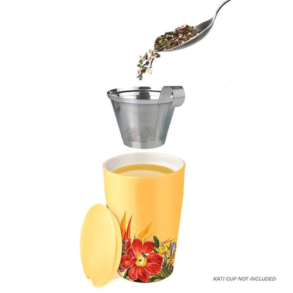 Tea Forte Mango Citron Premium Organic Loose Leaf Caffeine-Free Herbal Tea Blend Canister, Makes 35-50 Cups, Tea Gifts for Mother's Day