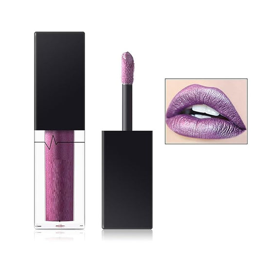 MAEPEOR Metallic Liquid Lipstick 24 Color Metal Diamond Long