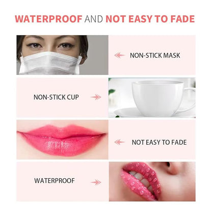 Black Color Changing Lipstick, Magic Color Changing lip balm(Black Change into Brick Red), Natural Moisturizing Lip Balm Labiales Magicos Nutritious Lazy Lipstick For Women (Black)