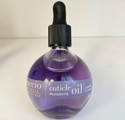 Cuccio Naturale Cuticle Revitalizing Oil - Lavender & Chamomile - Moisturizes, Strengthens Nails - 2.5 oz (Pack of 2)