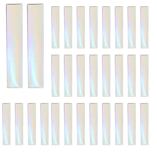 COSIDEA 50 pieces silver lip gloss box 20x20x110 mm mascara tube packaging lipgloss paper box