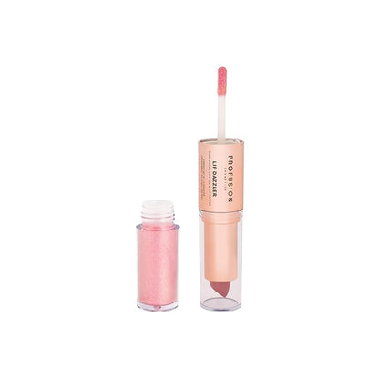 Profusion Cosmetics Lip Dazzlers Lipstick, Get Attractive Lips with Glamour Shine Dual Ended Lip Dazzler, Make Your Lips Pop With Shimmer Matte Makeup Tools (Lovely Sparkle)