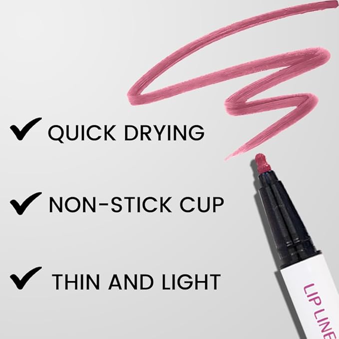 AMY'S DIARY Orchid Red Lip Tint Stain Pen,Versatile Pen,Long