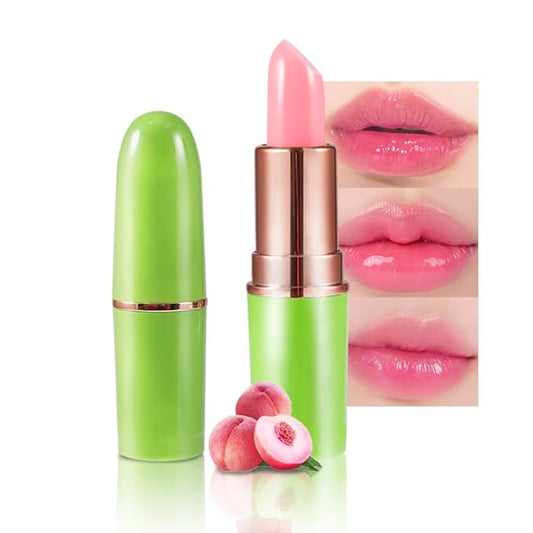 BINGBRUSH Peach Color Changing Lipstick Queen,Moisturizer Long Lasting Lipstick