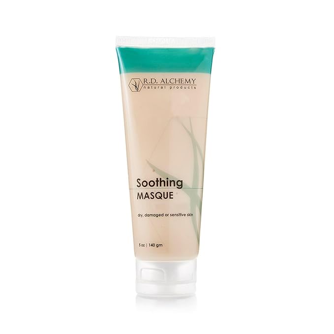 RD Alchemy - Natural & Organic Soothing Mask - Soothes Sensitive Skin, Redness and Irritation from Dryness, Irritation and Post Waxing/Peels/Laser Treatments/Extractions and more!