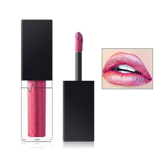 MAEPEOR Metallic Liquid Lipstick 24 Color Metal Diamond Long