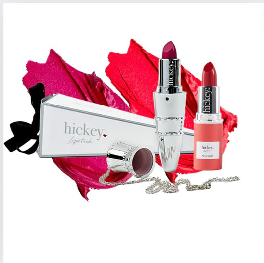 Hickey Organic, Long Lasting, Moisturizing, Hot Pink Refiilable Organic,