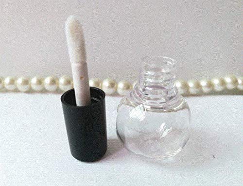 20pcs 5ml Empty Plastic Lip Gloss Tube Refillable Lipstick Containers with Brush Wand Best for Lip Gloss Lipstick Beauty DIY Accessories Decorations