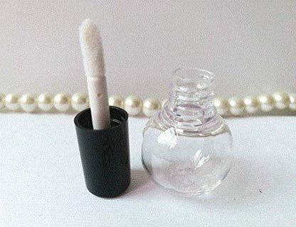 20pcs 5ml Empty Plastic Lip Gloss Tube Refillable Lipstick Containers with Brush Wand Best for Lip Gloss Lipstick Beauty DIY Accessories Decorations
