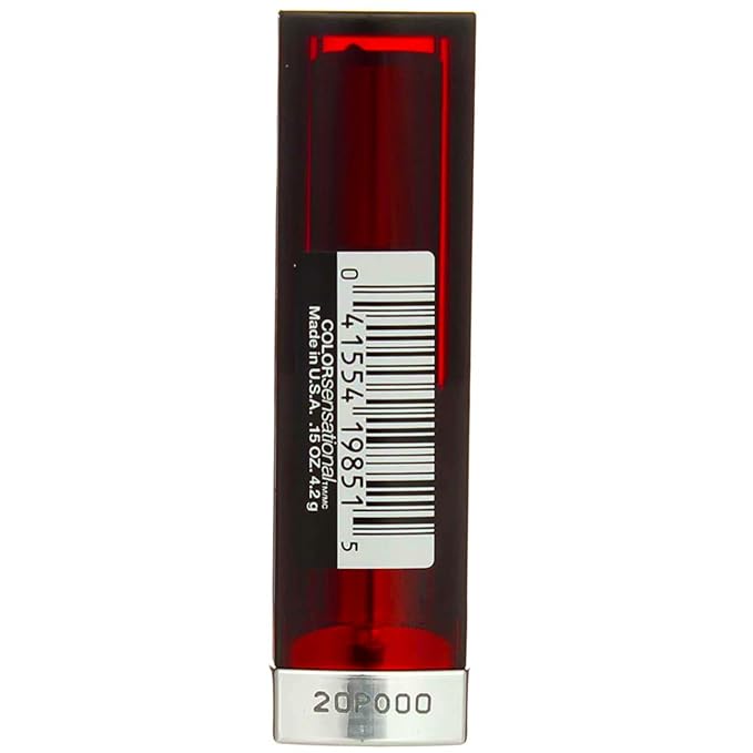 Maybelline New York Color Sensational Red Lipstick, Satin