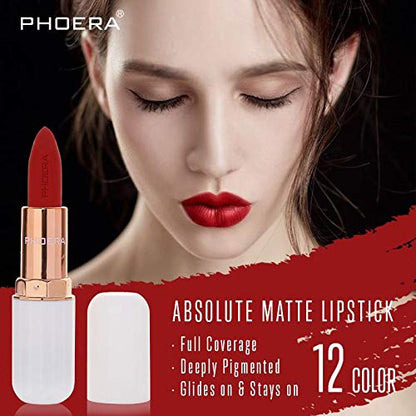 Phoera ABSOLUTE VELVET MATTE LIPSTICK LONG LASTING WATERPROOF LONG