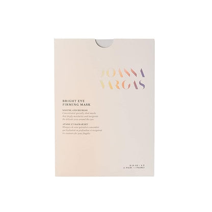 Joanna Vargas Eye Gel Mask - Firming Under Eye Patches Hyaluronic Acid & Chamomile - Depuffing Eye Patches for Dark Circles & Eye Bags - Under Eye Mask Gel Eye Patches for Youthful Skin - Single Sheet