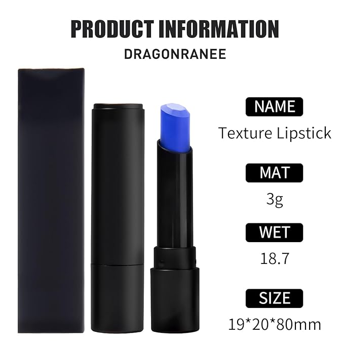 High Pigmented Matte Lipstick, Face Body Paint Stick, High