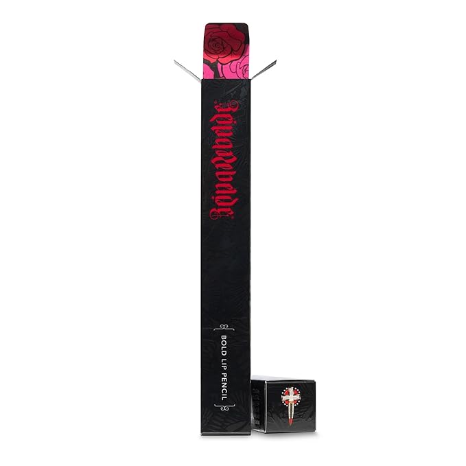 REINA REBELDE Brava Bold Lip Pencil - Classic Red Matte Finish/Up to 8 Hour Finish/Water Resistant, Won't Feather or Bleed/Highly Pigmented Glides On/Vegan & Cruelty-Free/PVC Free Barrel