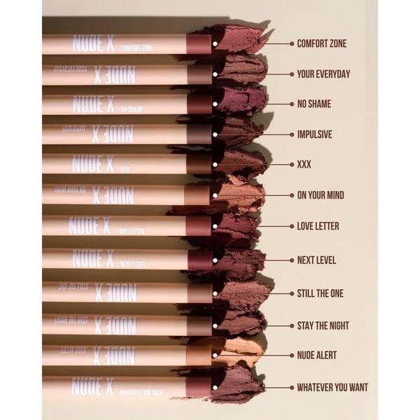 Retractable Waterproof Lip Liner with Built-in Sharpener by Beauty Creations NUDEX Collection (So Bare 4.5)