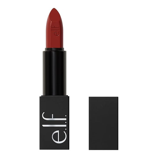 e.l.f. O Face Satin Lipstick, Richly Pigmented, Nourishing Face