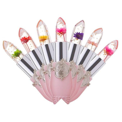 6PCS Transparent Color Change Lip Balm Moisturizer Pink Change