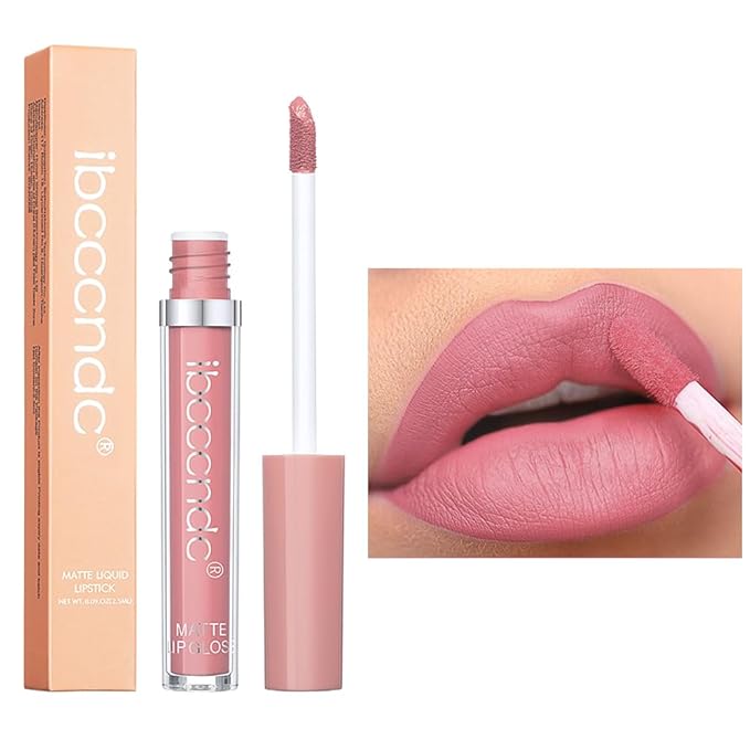 MYUANGO Matte Liquid Lipstick, Ultra-Intense Pigmented Creamy Formula, MYUANGO