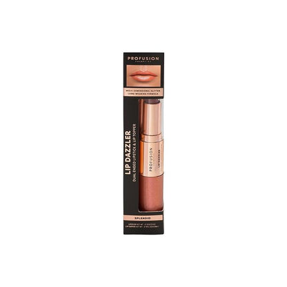 Profusion Cosmetics Lip Dazzlers Lipstick, Get Attractive Lips with Glamour Shine Dual Ended Lip Dazzler, Make Your Lips Pop With Shimmer Matte Makeup Tools (Splendid Sparkle)