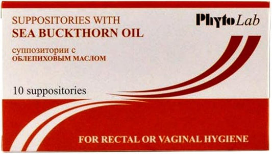 Sea Buckthorn Oil Suppositories 1 Pack
