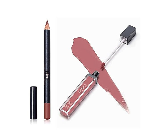 aden - 2 in 1 - Matte Liquid Lipstick 7ML
