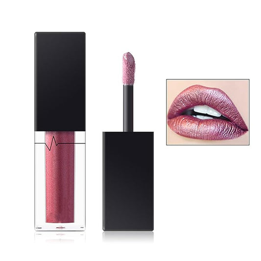 MAEPEOR Metallic Liquid Lipstick 24 Color Metal Diamond Long
