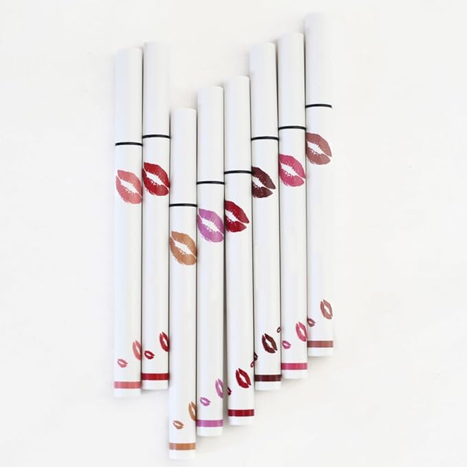 Rde Drak Red Matte Lip Tint Stain Pen,Versatile Set,Long