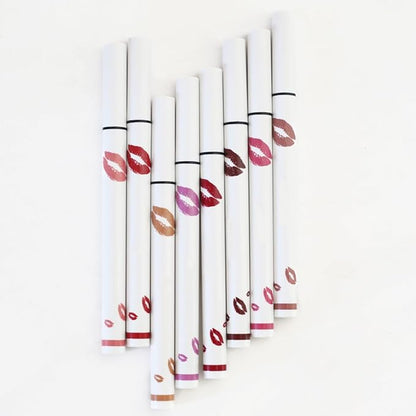 Rde Drak Red Matte Lip Tint Stain Pen,Versatile Set,Long