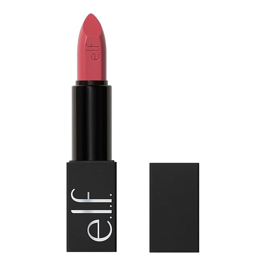 e.l.f. O Face Satin Lipstick, Richly Pigmented, Nourishing Face